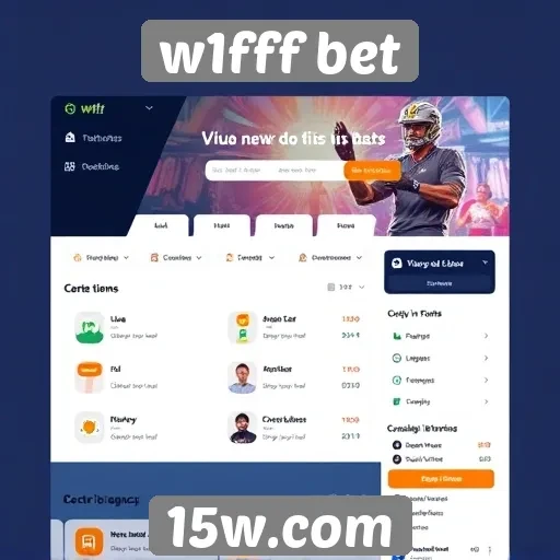 Interface do usuário do w1fff bet é intuitiva e moderna